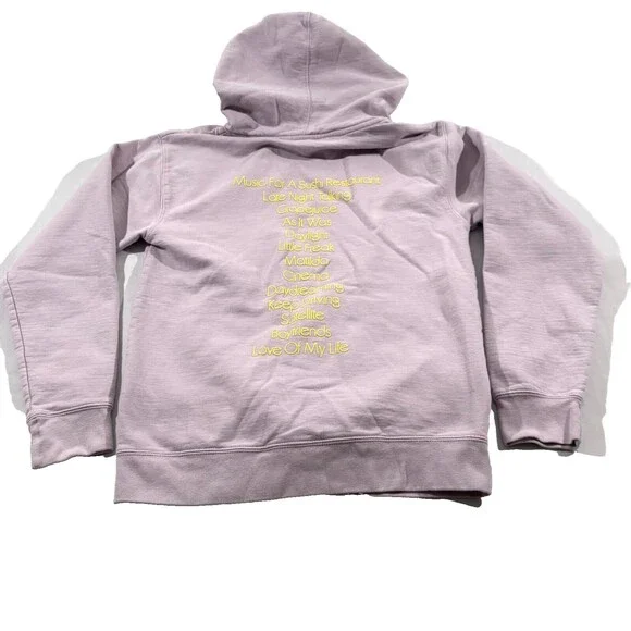 Harry Styles Merch Love on Tour Track List Lavender S Hoodie HSLOT Harrys House - Picture 10 of 13